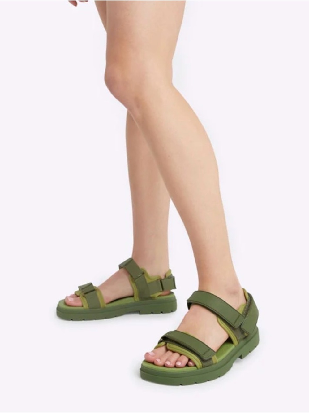 Merry People Bright Olive Sandals